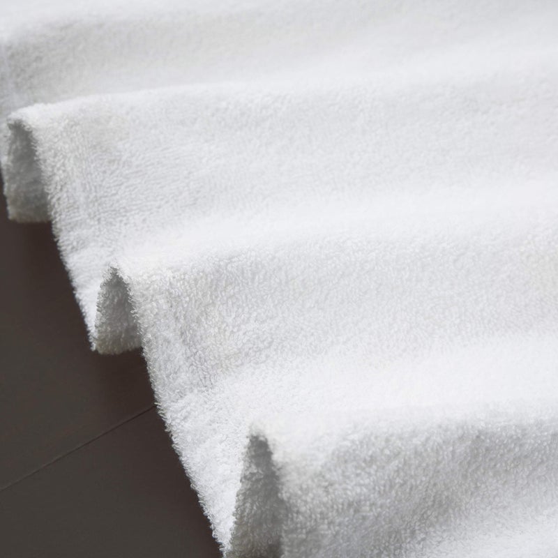 SUPERIOR 100% Cotton Lounge Chair Cover with Personalized Monogrammed Letters, Thick, Super Soft, Plush and Highly Absorbent Cotton Terry Towel, Bright White, T - Image 5